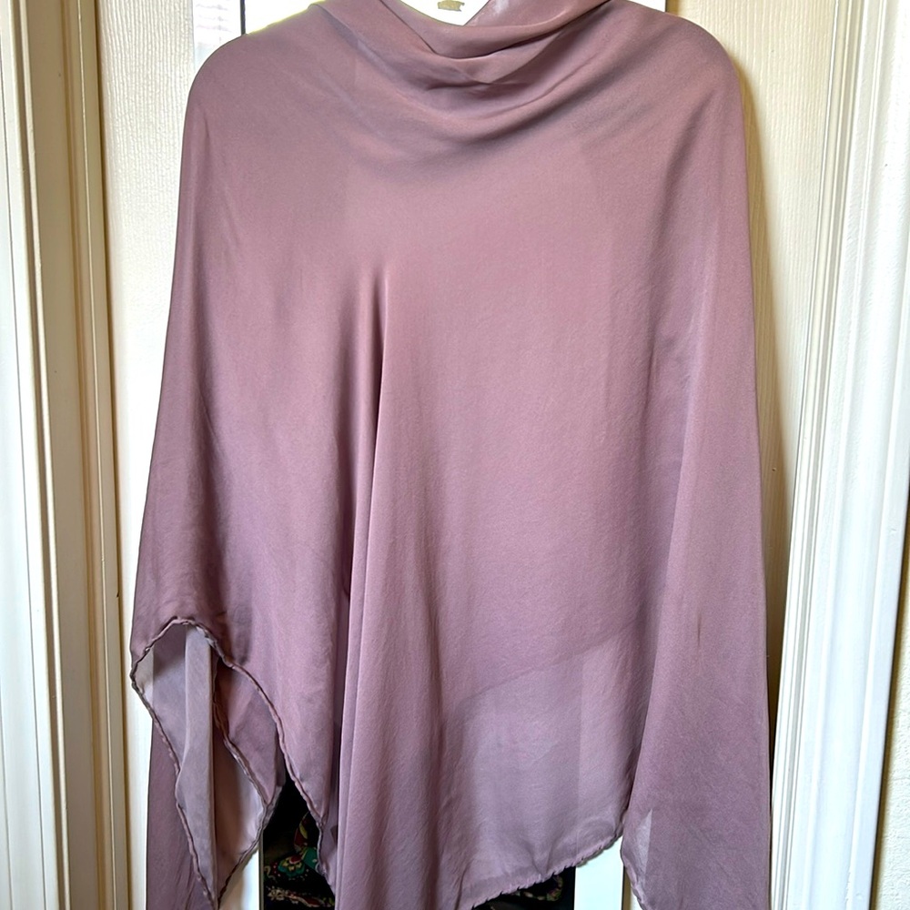 100% pure silk blush pink square hijab 150cm x 150cm